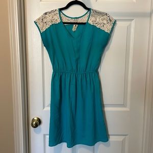 Teal dress